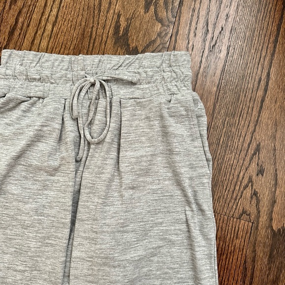 Grey Heather High Waisted Joggers - Picture 4 of 7